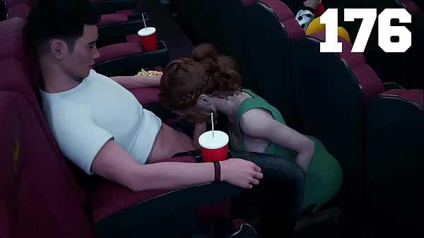 Being A DIK #176 – Busty Redhead Girlfriend Sucks My Big White Cock In The Cinema