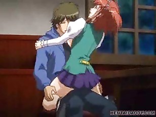 Cute nasty hentai bombshell gets fucked hard and jizzed