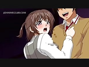 Hentai  babe in big tits gets fuck hole nailed doggy style