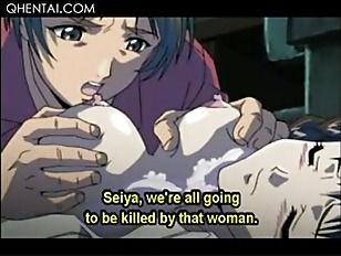 Hentai  girl getting twat smashed on the library floor