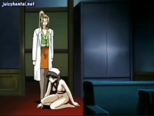 Hentai lesbians playing with dildos