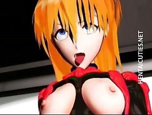 Horny 3D hentai lesbos fist pussies