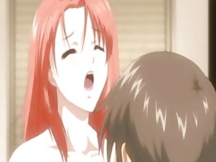 Redhead hot lusty hentai babe