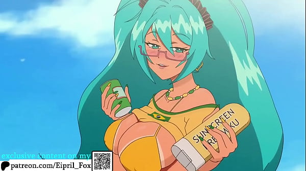 Thicc Brazilian Miku want to be Creampied on a Beach – Hatsune Miku Hentai 4K