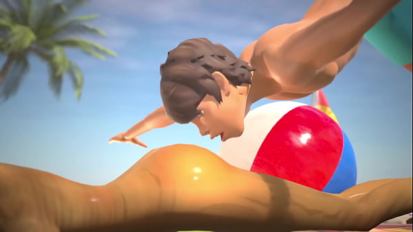 3DGSPOT – Oily Babe Gets Her Pussy Pounded At The Beach! 3D ANIMATION!