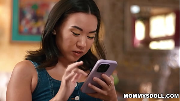 Kimmy Kimm spots how cute her stepmom Romi RIan looks in her tennis outfit that she wants her to stay for some naughty fun