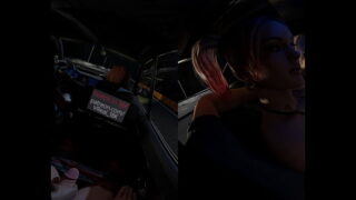 VReal 18K Handjob and Fingering inside a car – FFM, threesome, Lesbian, masturbation, public – Feat Harley Quinn, Liv, Wonder Woman, Wanda Maximoff